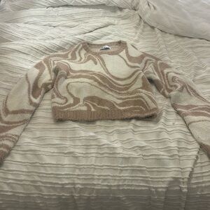 cropped soft sweater